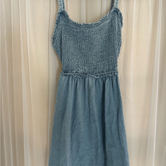 American Eagle Outfitters Dresses & Skirts - American Eagle Outfitters Denim Blue Smocked Dress